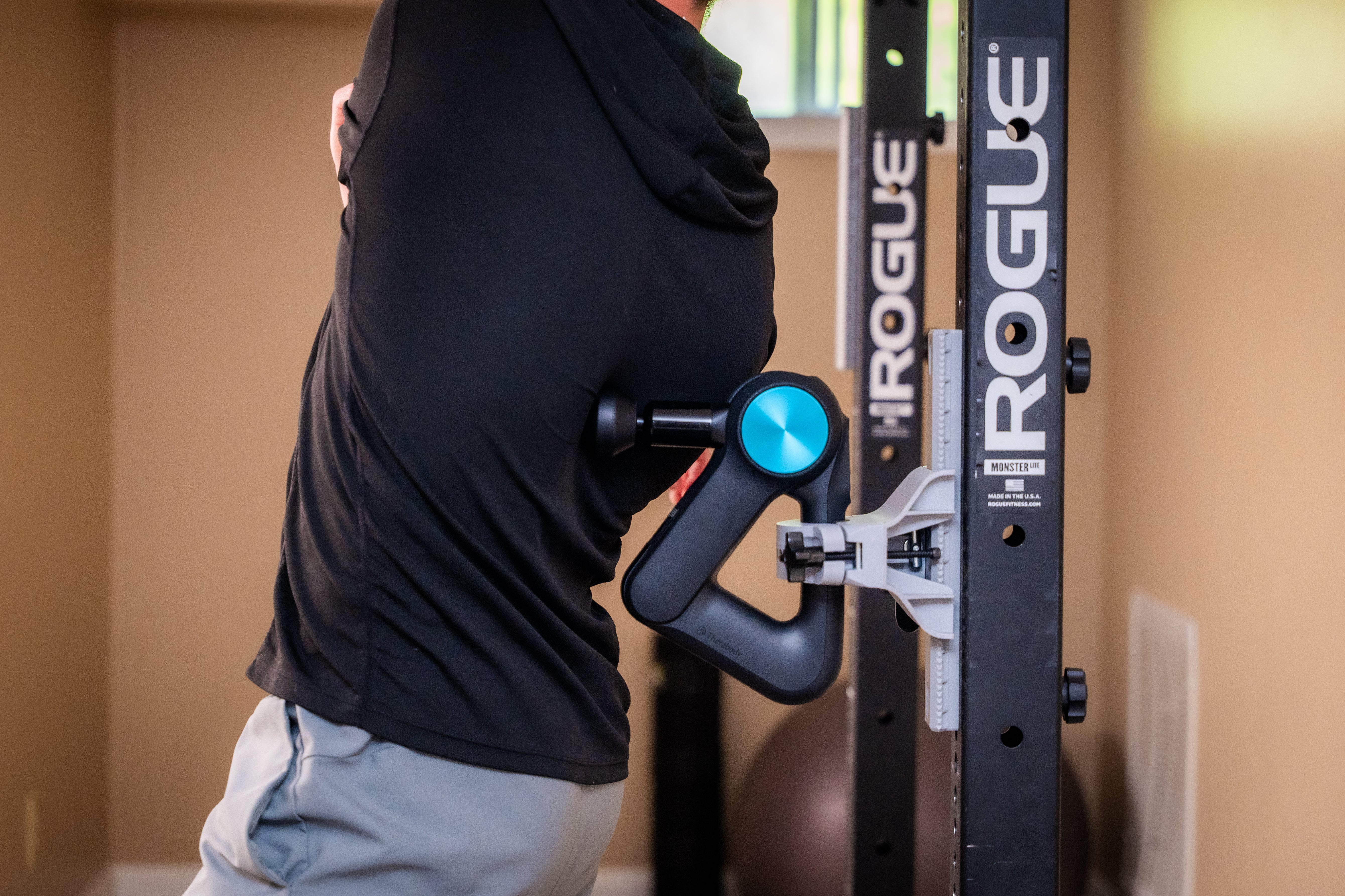 QMount Massage Gun Holder - Power Rack Mount
